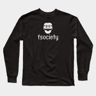 fsociety pixel Long Sleeve T-Shirt